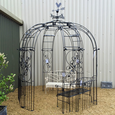 Cowanda 2.44m x 2.44m Metal Patio Gazebo