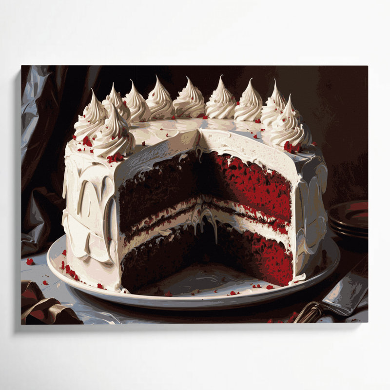 Art mural sur toile, Desserts, H 16 po x l 20 po