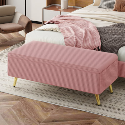 Banc de rangement rembourré Genina
