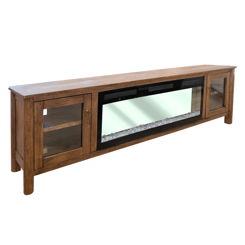 Olimpia TV Stand for TVs up to 88" with Fireplace Included