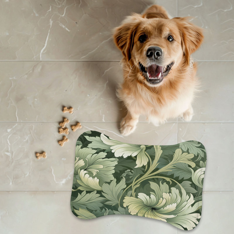 Tapis d'alimentation en os 1 pièce Damask Glow