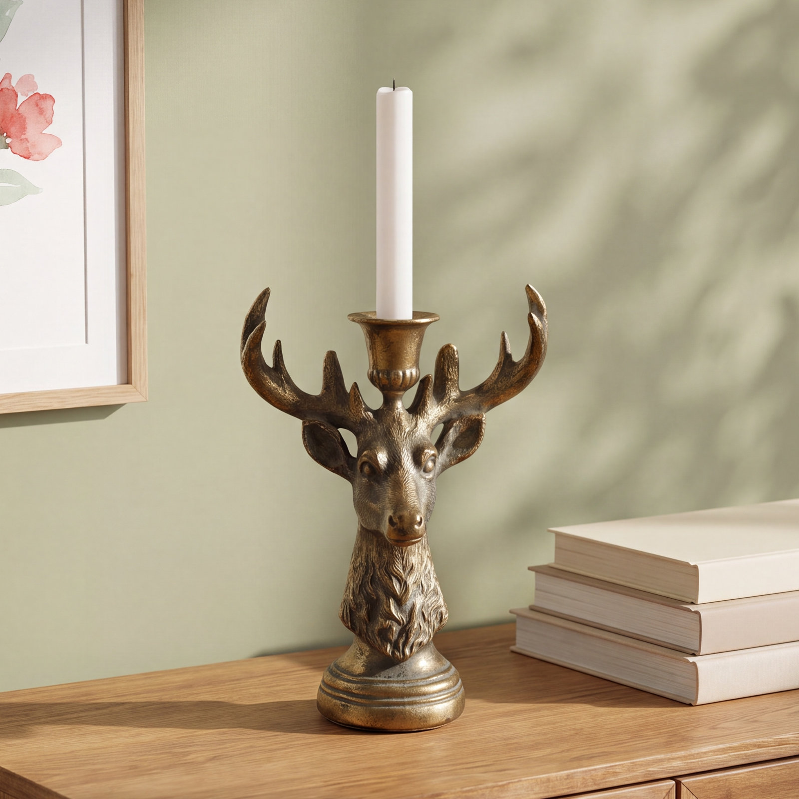 Arsdale Resin Candlestick Holder