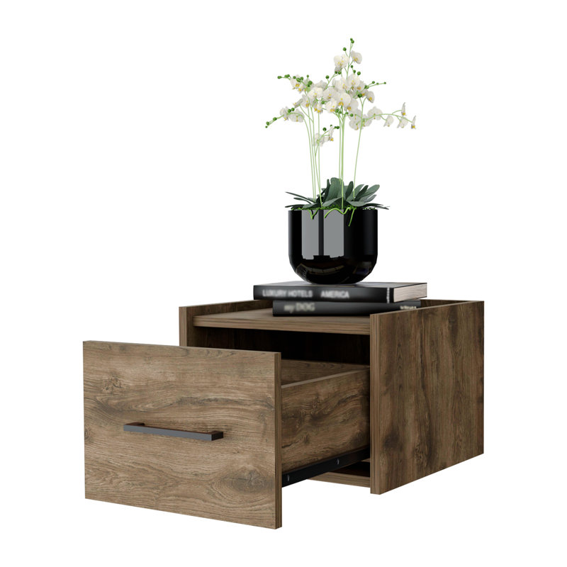 Table de chevet Khalifah, Brun foncé