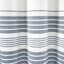 Rideau de douche simple à rayures 100% coton Nantucket-2035501783-2046863632