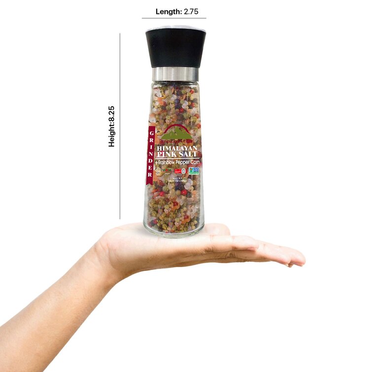 Himalayan Chef Himalayan Pink Salt & Black Pepper, Refillable