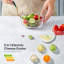 Râpe à fromage électrique et à salade: 5 pales multiples, commande à une touche, parfaite pour les légumes, les fromages et les noix