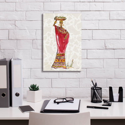 Toile épique Graffiti «African Flair 9 B» par Anne Tavoletti, 18 po x 26 po