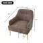 Fauteuil d'appoint moderne en l 31,3 po x P 33,1 po x H 31,1 po-129701075