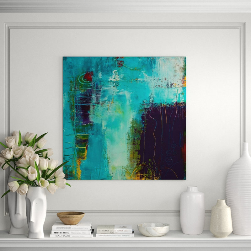 Mighty Ocean I Print by Ann Golumbuk, Plexi, 30" H x 30" W x 1.5" D