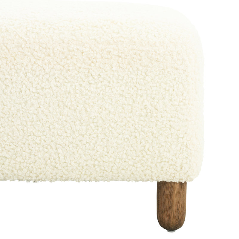 Comfortable Ottoman, White