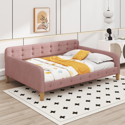 Upholstered Daybed with 4 Support Legs by Mercer41