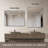 Metal Framed Rectangular Bathrrom Mirror