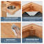 Convertible Gaming Table with Removable Tabletop Cup Holders and 6 Seats for Family Game Night