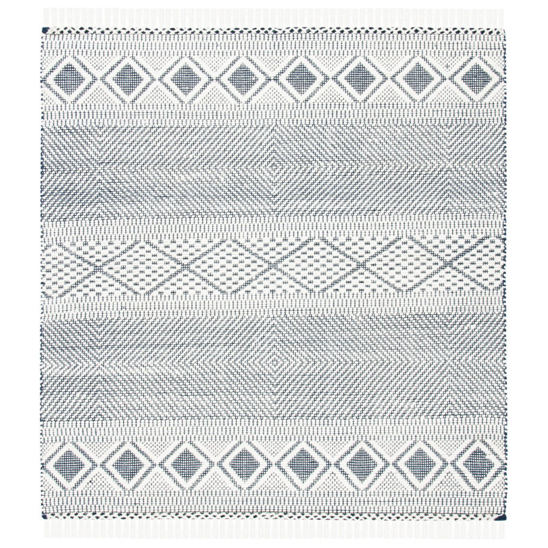 Tapis en laine tissé à la main Senecal Natura, Carré 6 pi