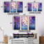 «Sureal Enchantment - Violets», ensemble d'art sur toile-107766460-107766461