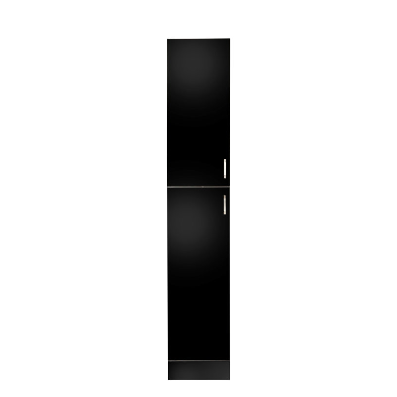 Black Freestanding Storage Cabinet For Kitchen & Dining. Shelves. 13.63*11.69*76.48, 58.03lbs. Classy Option. Dining Room Cabinet. Stylish Appearance.