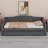 Upholstered Daybed With LED Belt And Trundle-1949385108