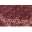 Tapis rétro en laine noué à la main bleu antique rouge Tabriz Richards - 6 pi 11 po x 10 pi 1 po