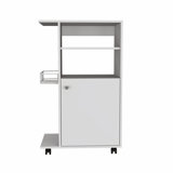Versatile Kitchen Cart with Ample Storage and Smooth Mobility