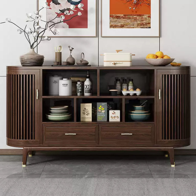 Buffet multifonctionnel en bois massif