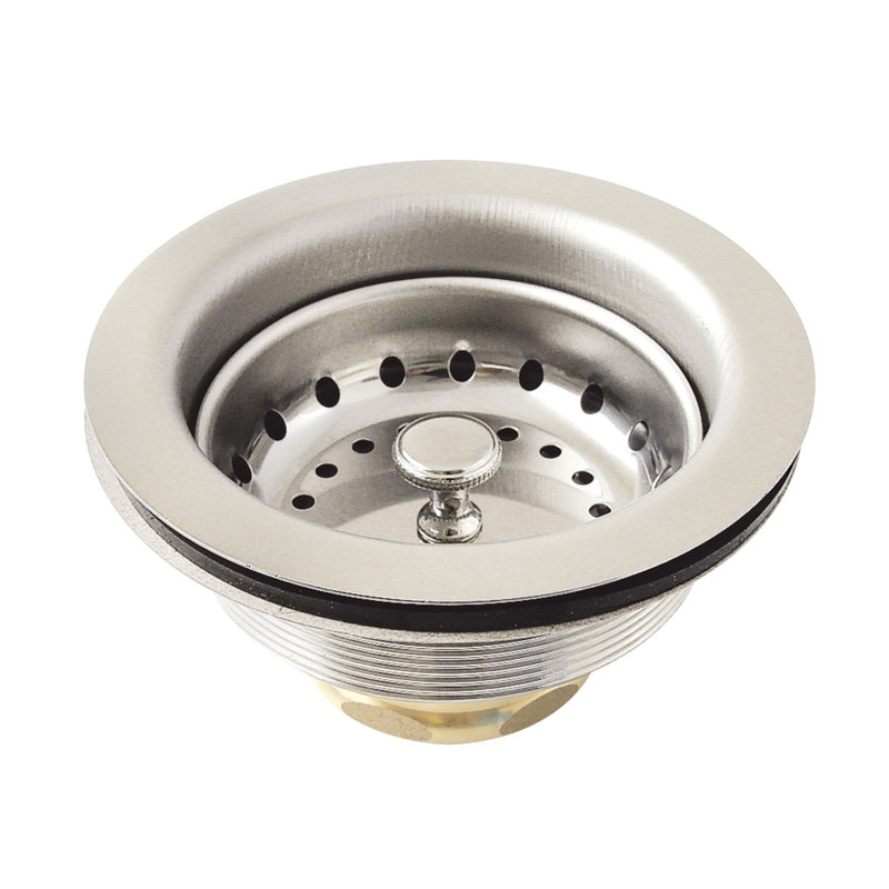 Drain d'évier de cuisine Basket Strainer, Nickel poli