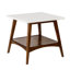 Ensemble de table de salon 3 pièces Mid-Century moderne au fini bicolore-116190961