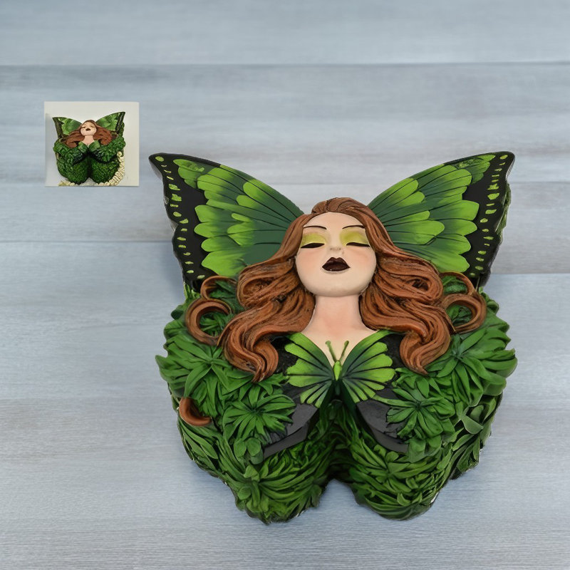 5.5"W Fairy Forest Trinket Box
