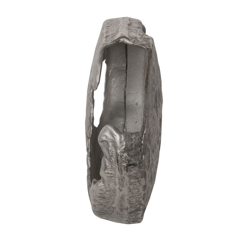 Atlas Metal Vase Antique Nickel, Large