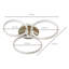 Acrylic LED Semi Flush Mount