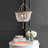 Tessica 3 - Light Metal / Rope Dimmable Drum Chandelier