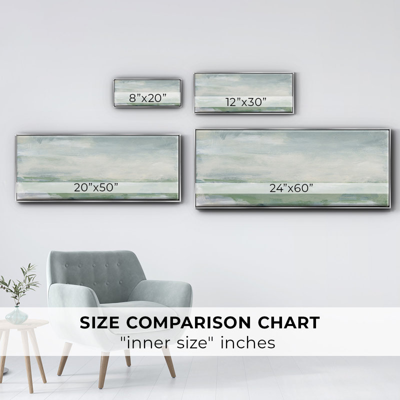 Coastal I- Framed Canvas