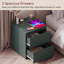 39.5cm W Particleboard Bedside Table-439218562