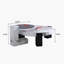 Table basse blanche avec table d'appoint blanche