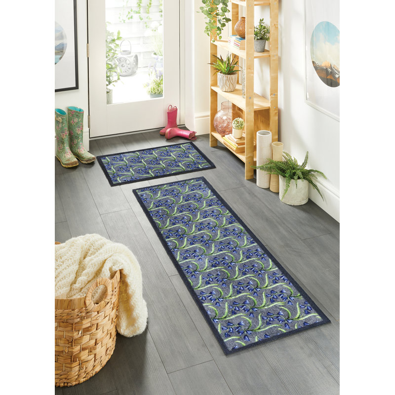 Nylon My Bluebells Indoor Mat, 50cm W x 150cm L