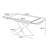 Xander  - Rectangular Glossy Sintered Stone Extendable Dining Table