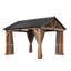13 pi. L 11 pi. X P 11 pi. D Pavillon de jardin en aluminium