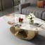 Table basse ovale de comptoir Delvan