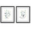 Water branches I-ensemble de 2 reproductions d’art sur papier encadrée