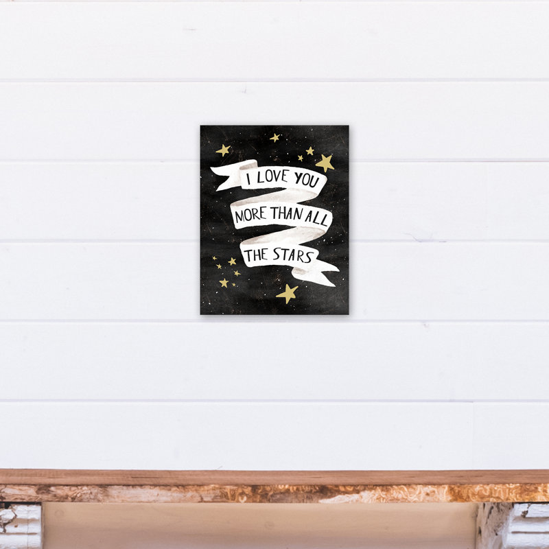 Art sur toiles i love you more Maggard, H 24 po x l 20 po x P 1,25 po, Toile tendue