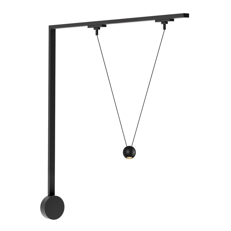 Faria Double 3-in Gold dimmable LED Trilo Wall Kit, Matte Black