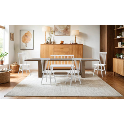 Alvie 6-Person Solid Wood Dining Set
