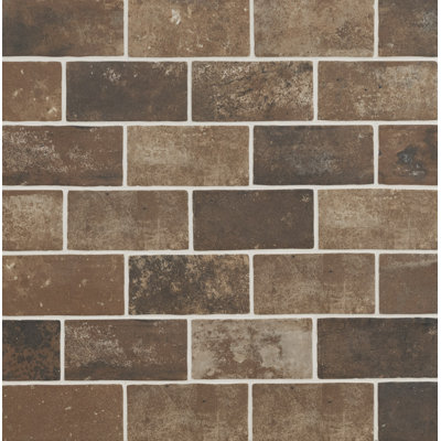 Carreau de mur et de brique en porcelaine matte 5 po x 10 po Montello