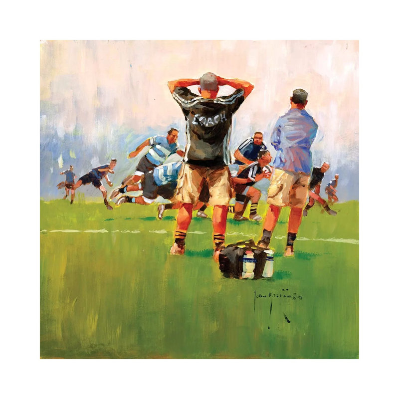 The Coach 1 Piece Wrapped Canvas Painting, 30.48cm H x 30.48cm W x 1.905cm D