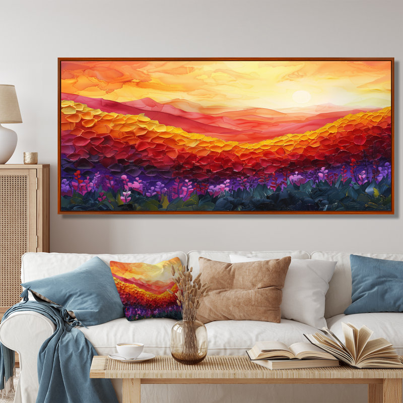 Chumbley - décoration murale arc-en-ciel, 12" H x 20" W, Cadre photo noir