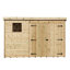 Shiplap Pent Wooden Shed-122103036