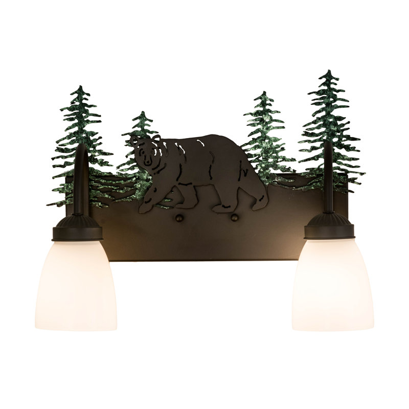 Rustic Lodge 2 - Light Vanity Light, Oil Rubbed Bronze