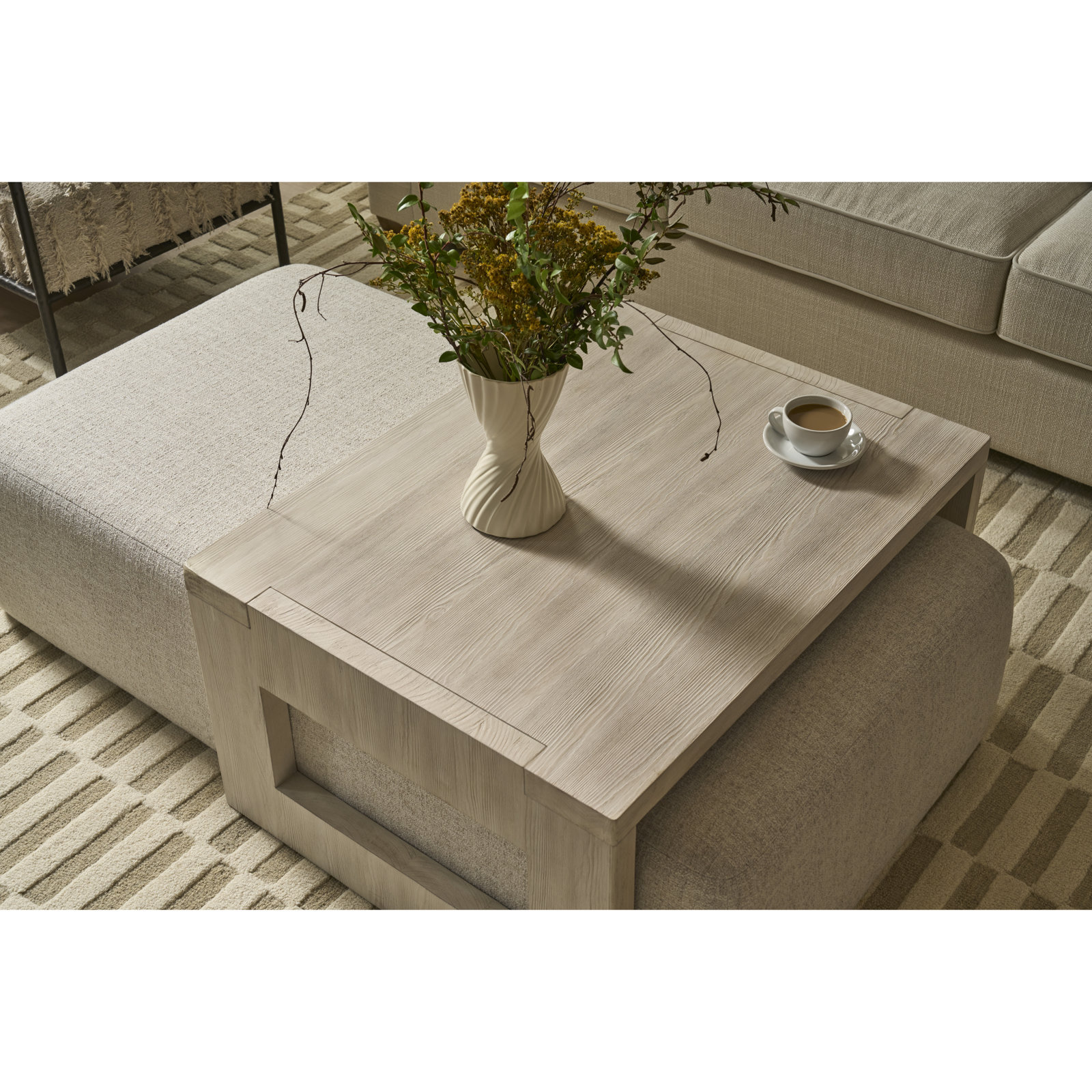 Baxley Nesting Coffee Table, Ivory