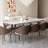 Terynn 63" to 94.5" Extendable Dining Tables for 8 to 10 - Rectangle Sintered Stone Dining Table-1483102852-1483102855