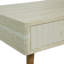 Table basse avec plateau en faux marbre plaqué