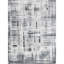 Hand Knotted Abstract Area Rug in Black/White/Gray-934798808
